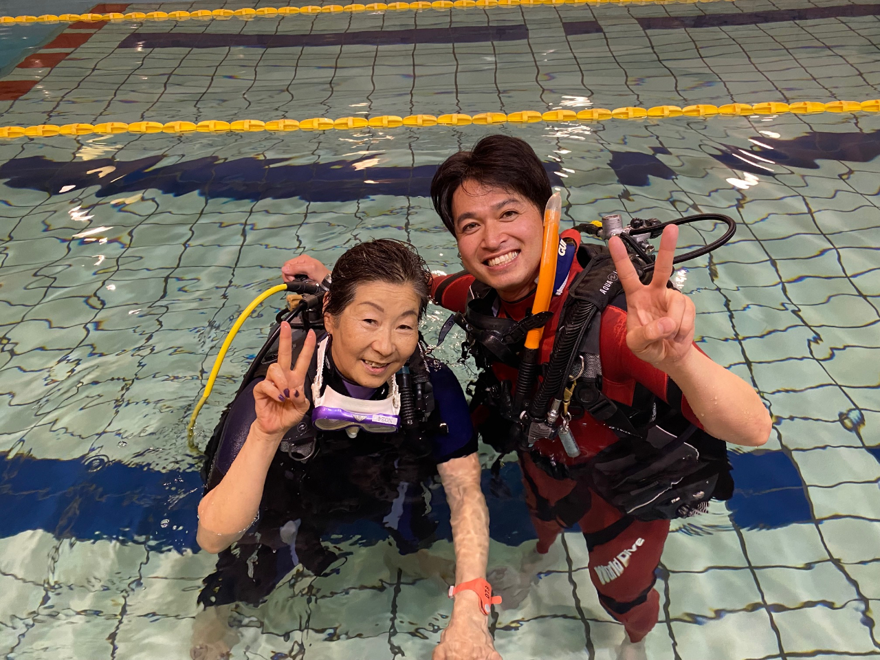 シニアの方もマンツーマンでご参加いただけます。