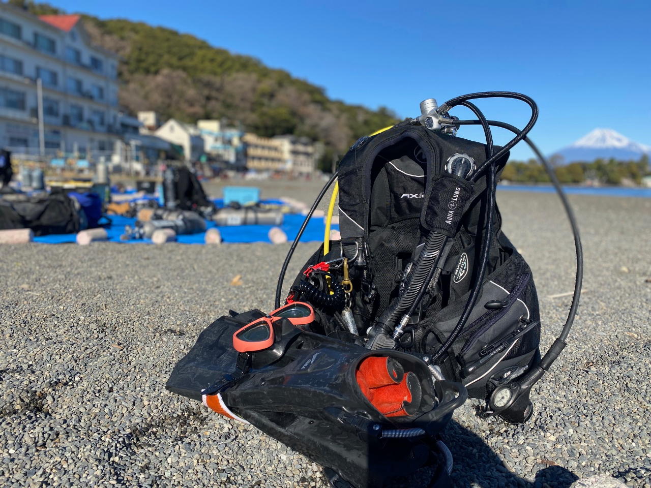 レンタル器材も充実しているので、手ぶらでOKです♪