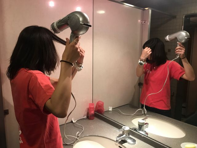 ドライヤーも完備なので、荷物も少なく快適です♪