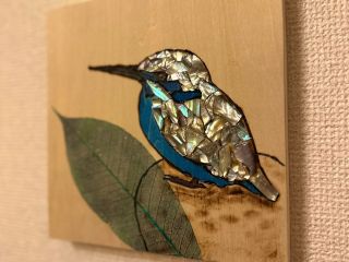 基本:Sサイズ額 葉っぱアート付き(オプション+1500円)