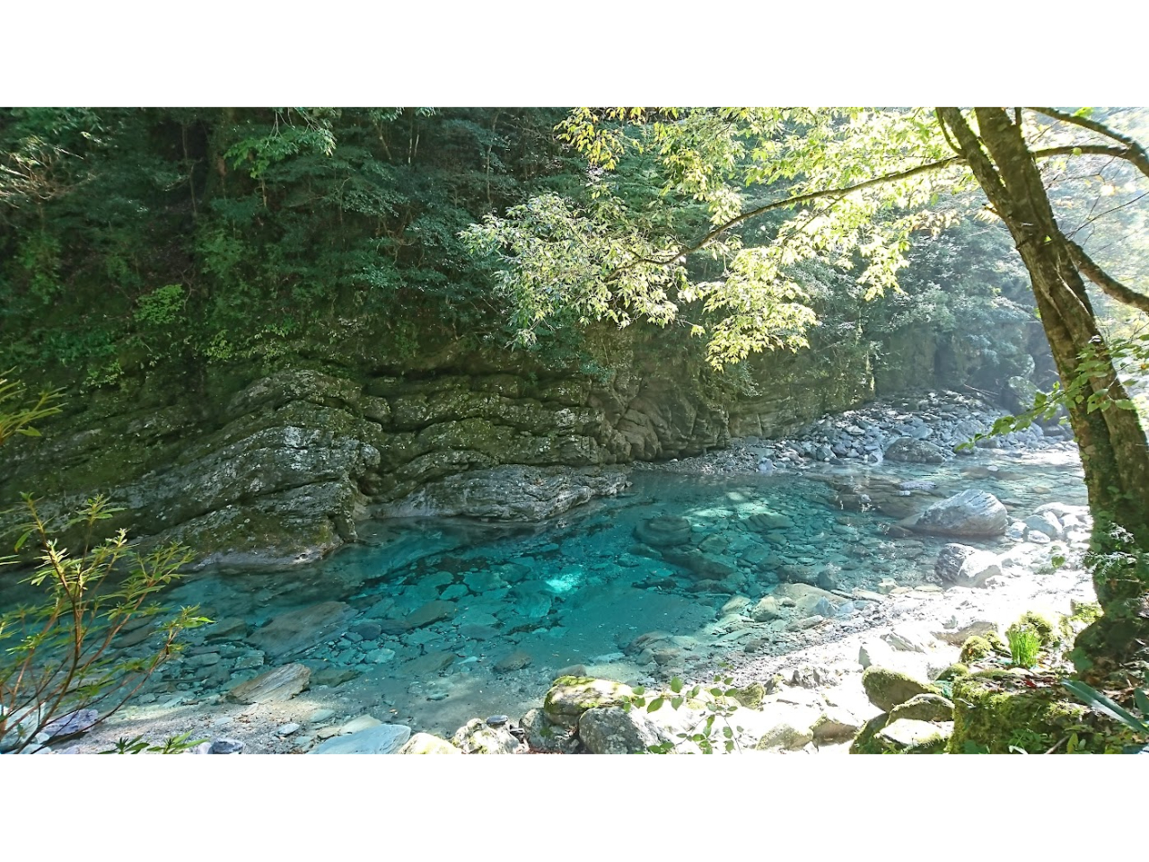 安居渓谷 水晶渕