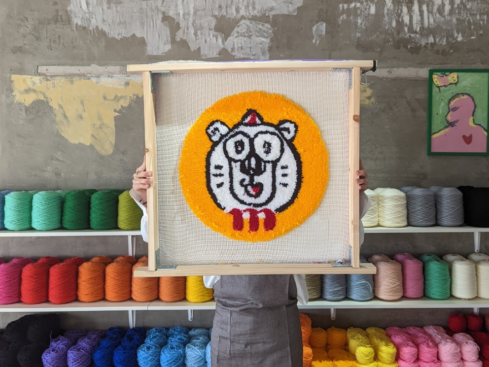 ☆2026年再開予定♪ 宇都宮 タフティング ○オリジナルラグ作り体験