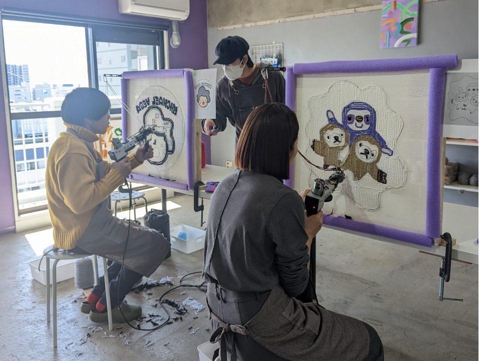 ☆2026年再開予定♪ 宇都宮 タフティング ○オリジナルラグ作り体験