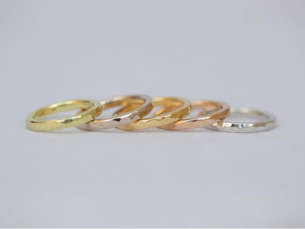 色鮮やかで劣化しないK18・Pt