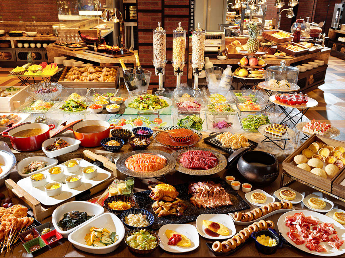 【平日】朝食ビュッフェ付き日帰り温泉入浴プラン2025～時間無制限で150種類以...