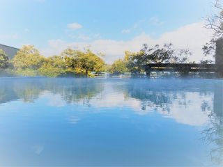 ミルク色の天然温泉