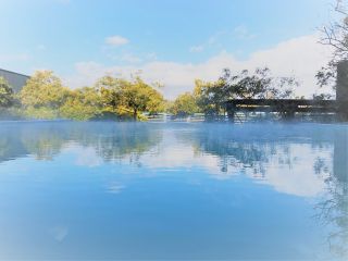 ミルク色の天然温泉