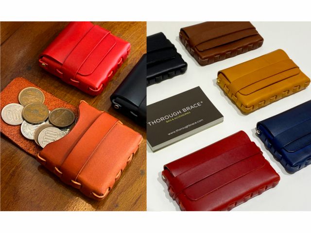 イタリア牛革コインケースと名刺入れです♪小銭と名刺はもちろん、ギターピックや薬などの小物を入れることもおすすめです♪ユニークなデザインに収納力まで♪