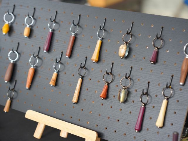 おしゃれな!木製キーホルダー