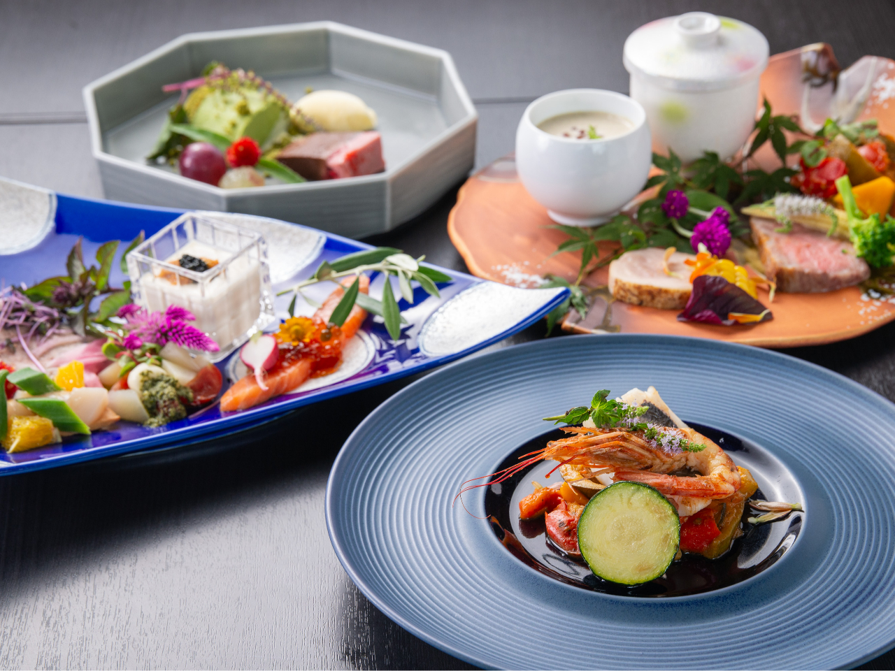 本場フランスで修業を積んだシェフ監修!嬉野の美味しいが詰まった「和×フレンチの融合」ディナーです