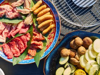 お友達とガーデンBBQ