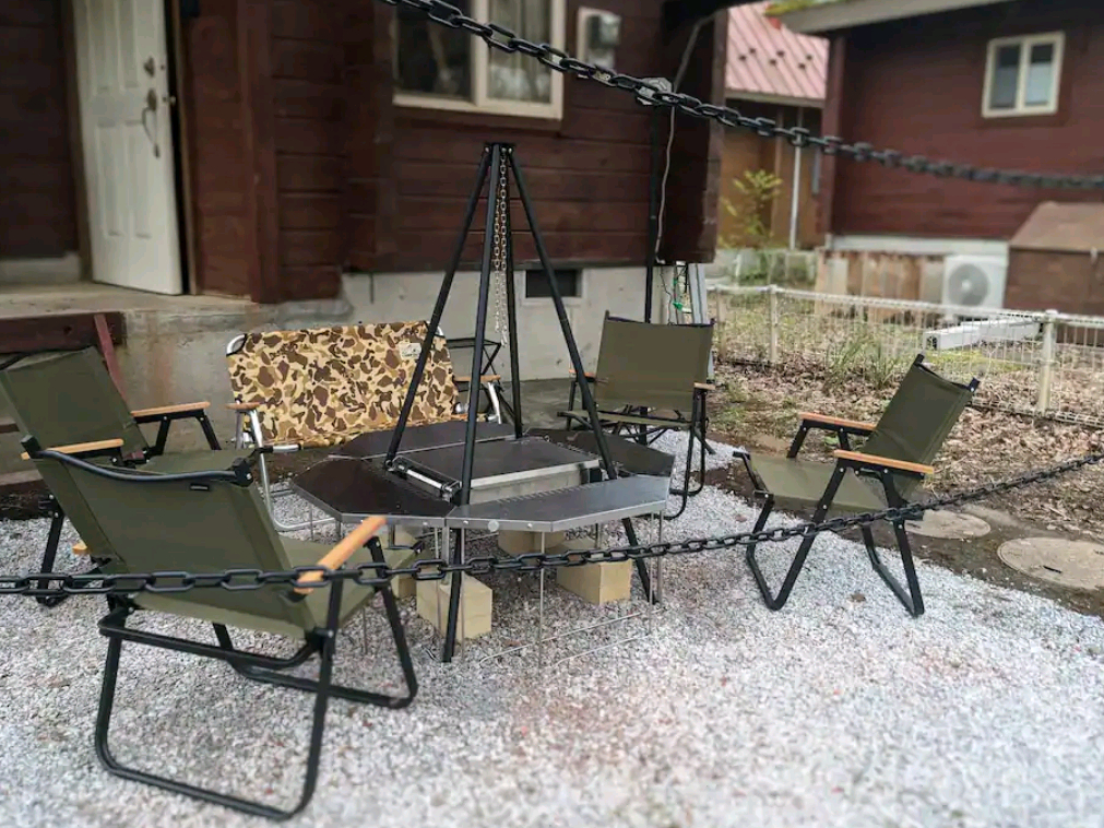 屋根付きバーベキュースペース※炭と食材(飲料水等)はお持込みください