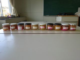 横手産のリンゴと言っても風味は様々。お気に入りのリンゴをブレンドして自分だけのジャムを作りましょう!