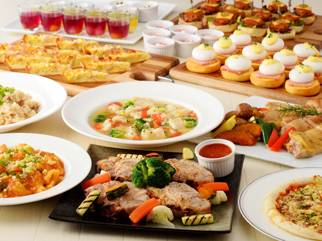 【じゃらんのお得な10間】日曜限定 サンデーランチビュッフェ