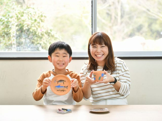 【越前焼の絵付け体験】思い出の作品をつくろう《ファミリーにおすすめ♪》福井/越前