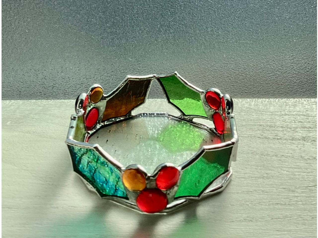 昭和レトロ 名も無き色ガラス パープルとグリーン 3個組 ホビー・楽器・アート 昭和レトロ 名も無き色ガラス