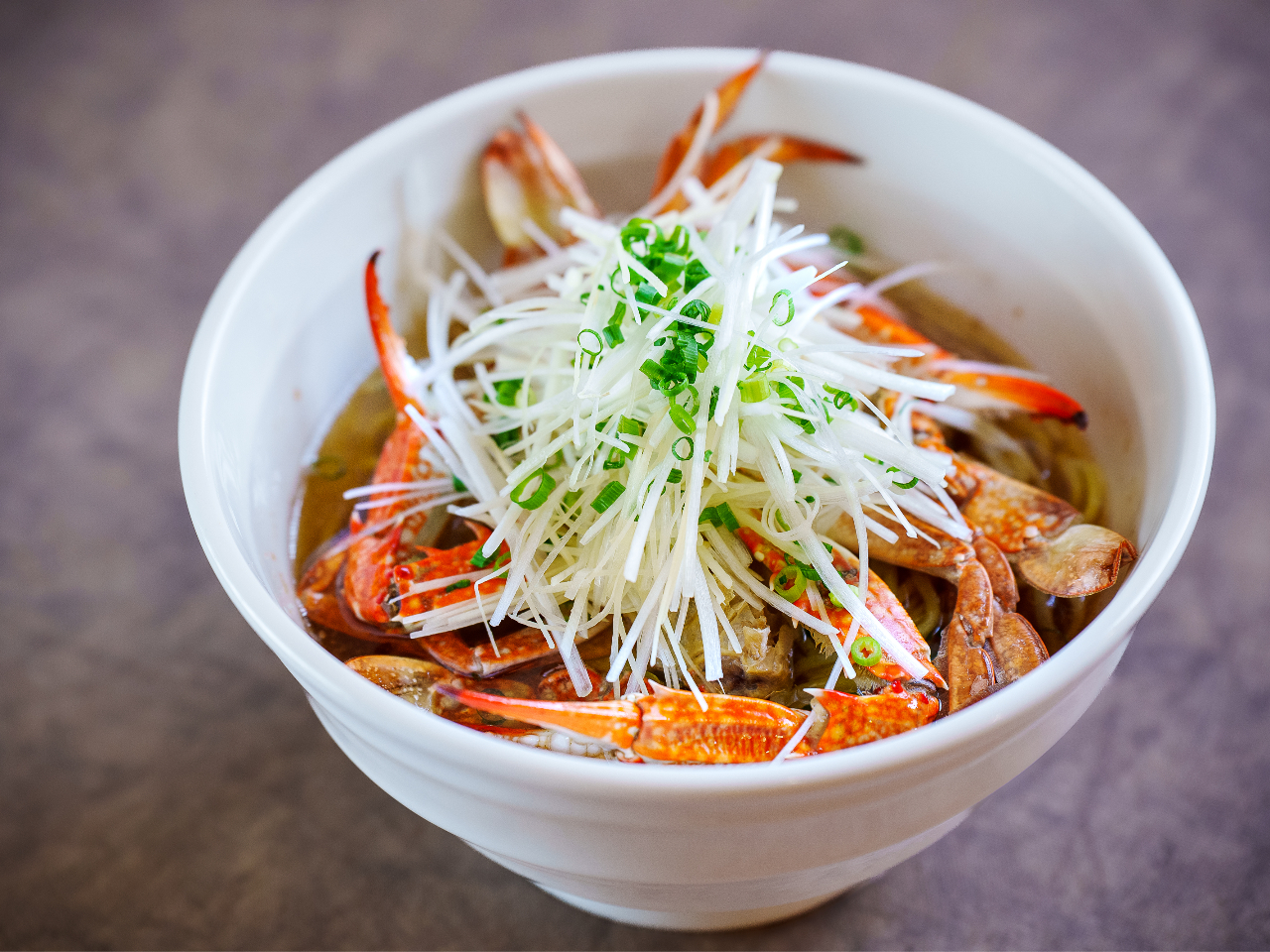 ワタリ蟹つゆそば