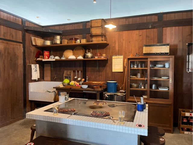 WoodEggお好み焼き館ミュージアムの様子です