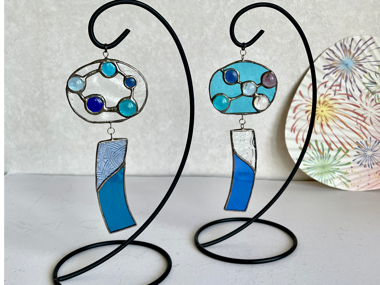 【北海道・帯広市】初めての方でも安心♪気軽に作れるステンドグラス★ ①風鈴 ②リ...