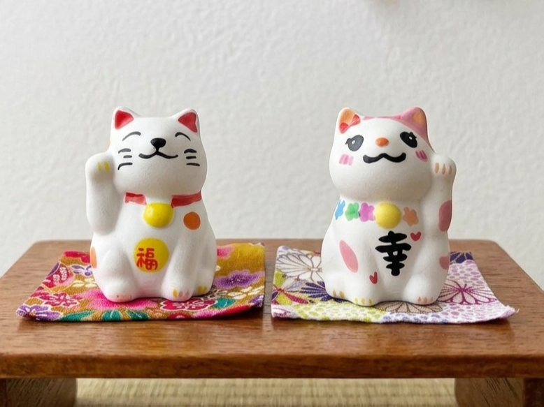 わくわく体験！飛騨高山対象】【人気No.2招き猫の絵付け体験｜直前予約