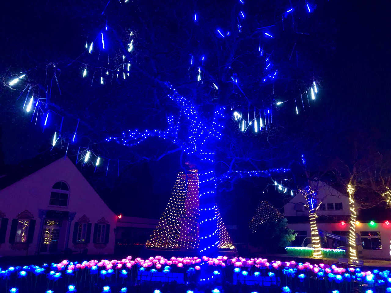 ブルーイルミネーション クリスマス ヘアゴム imgrc0131758962.jpg