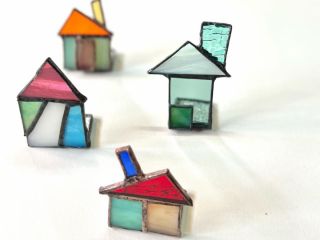 小さいお家の作品例♪自分好みに色を決めます