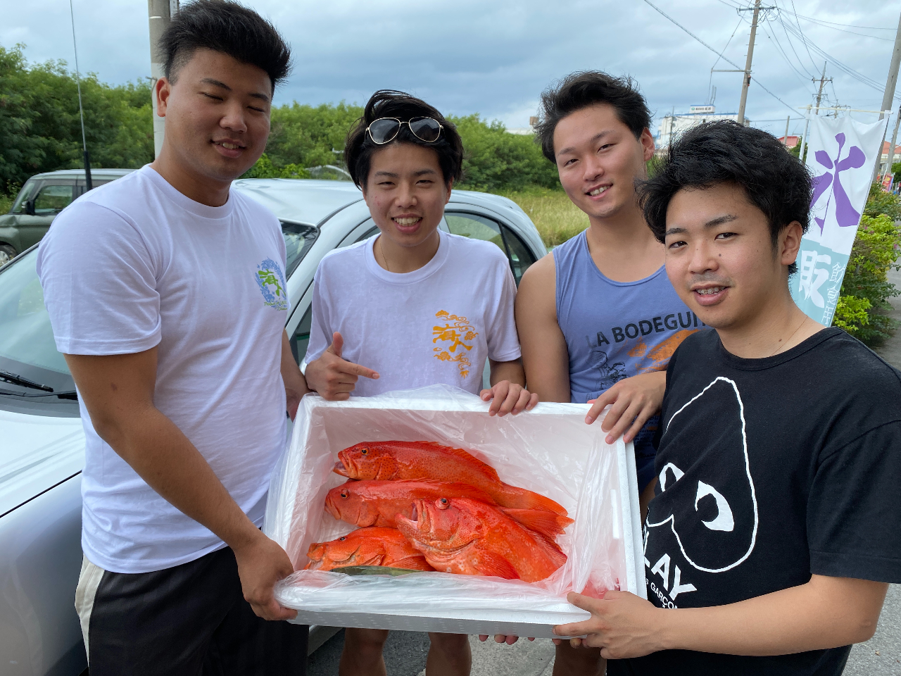 AMコース】石垣島で半日泳がせ釣りで大物を狙おう。超高級魚”アカジン
