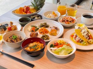 朝食ビュッフェ