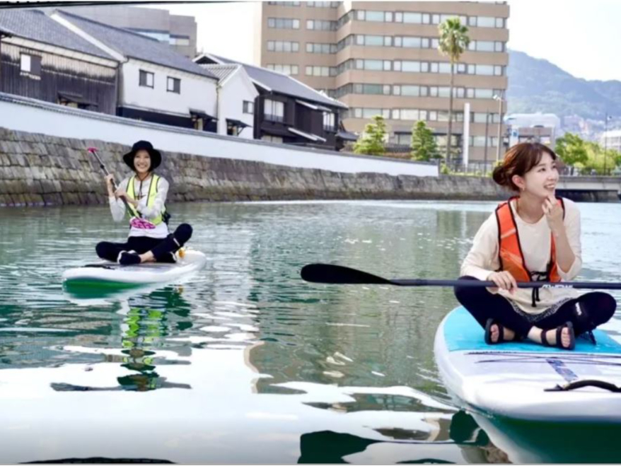 SUPをしながら長崎の街並みを楽しんでください★