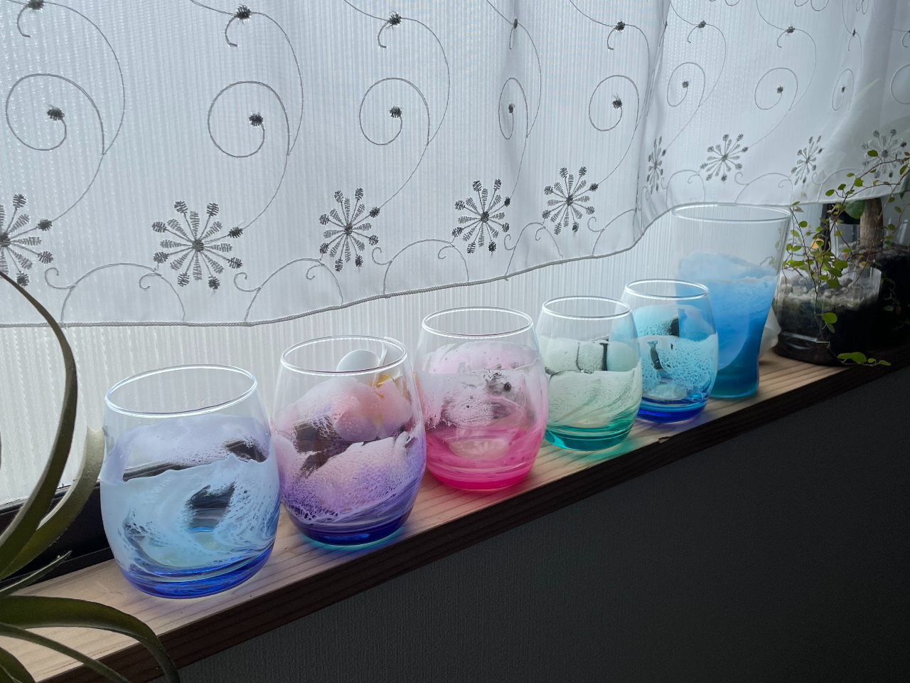 オーシャングラス☆初めてのレジンアート☆雨の日も安心のもの作り体験
