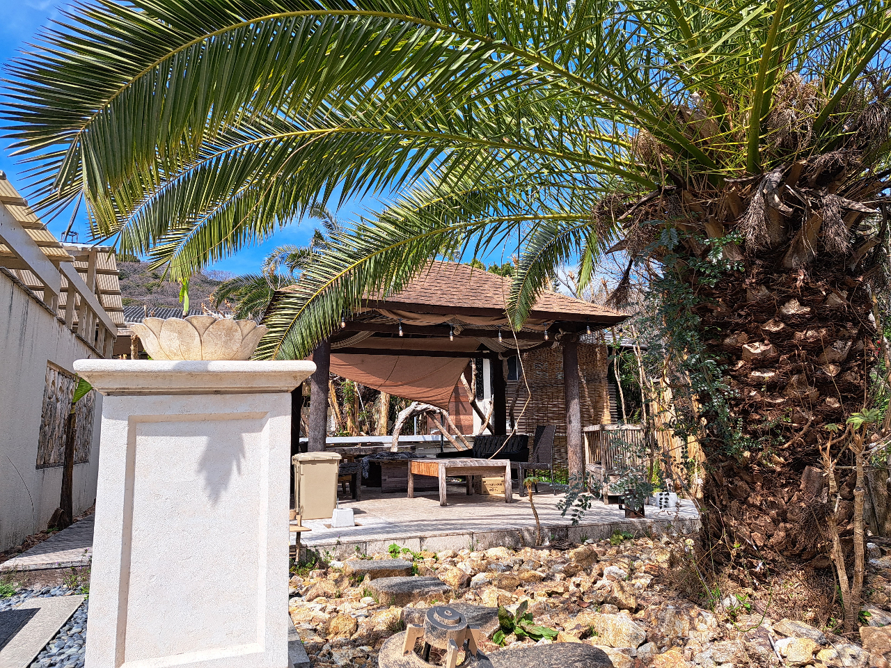 BBQサイトは全て異なったスタイルで到着前からワクワクします♪