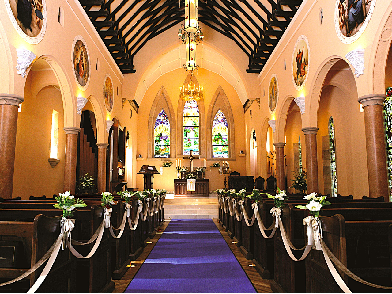 パイプオルガン演奏会場 セント・ミッシェル教会