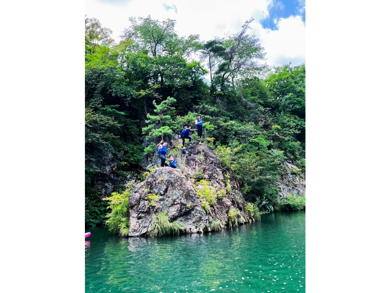 ワクワク!!ドキドキ!!岩から飛び込み☆