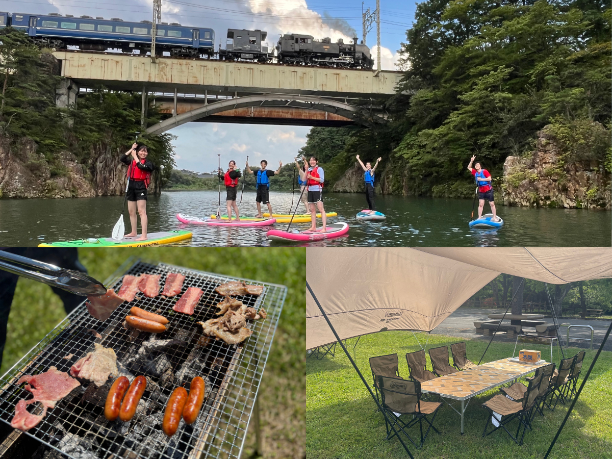 サップもバーベキューも手ぶらで楽しめちゃう♪