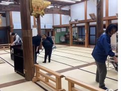 お掃除の様子