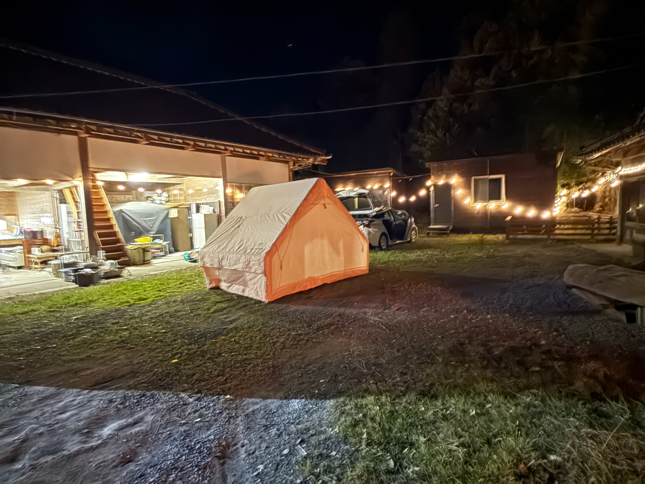 3万坪の里山でキャンプ体験