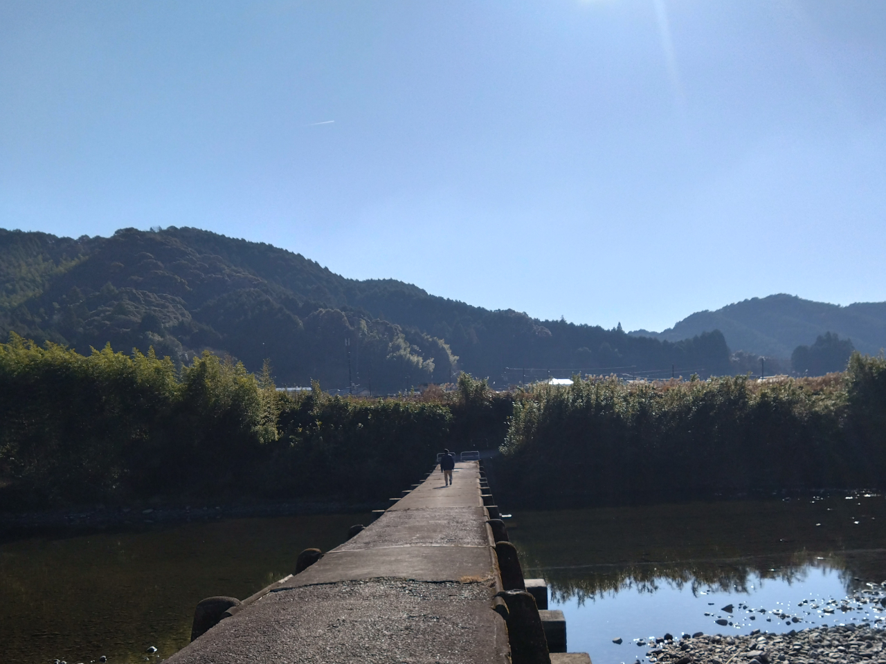 若井沈下橋を実際に歩く