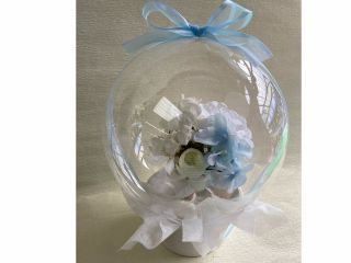 韓国発祥のフラワーバルーン お好きなお花を選んで頂けます。 こちらはスタンドタイプ