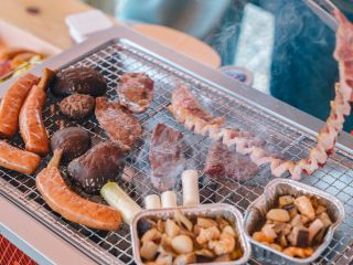 お手軽に贅沢BBQ こだわり有機野菜と国産牛が味わえる手ぶらデイキャンプ ※お写真はイメージです