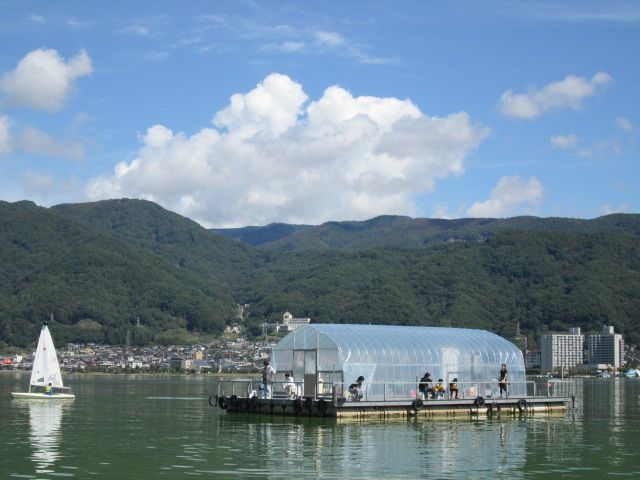 ドーム船の外観