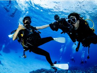 沖縄着たら、ダイビングしないと始まらない!