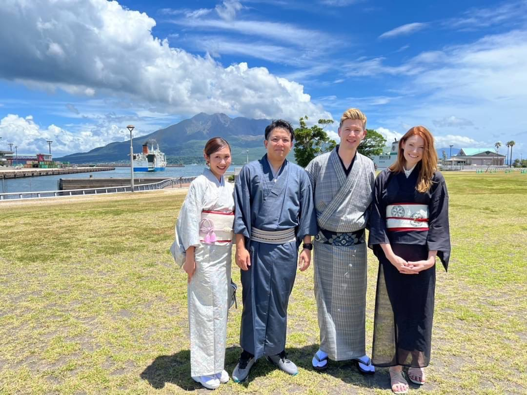 ▼1時間で気軽に大島紬着物を体験