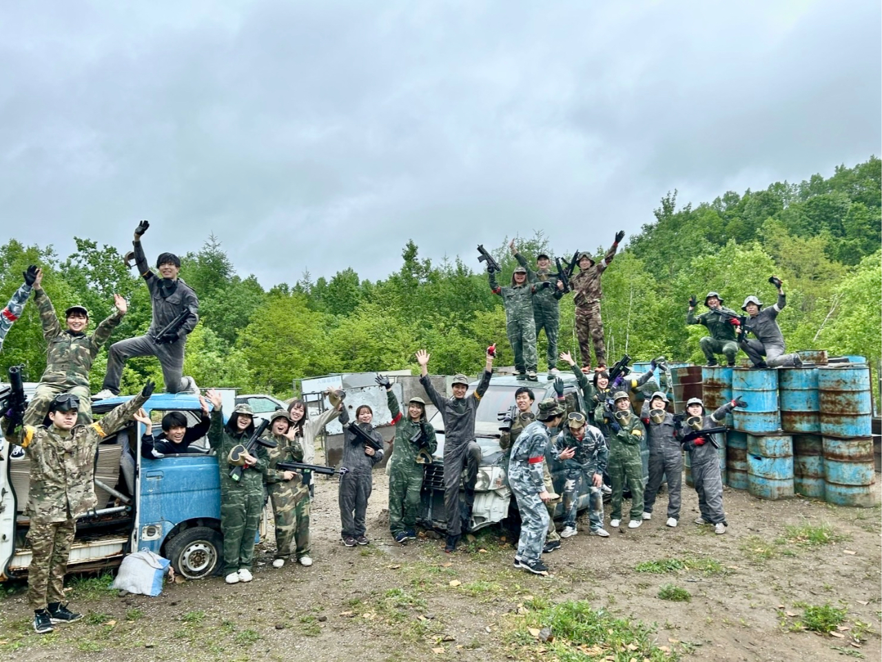 【15名様以上の団体限定】サバゲー体験★一式レンタル込み★BBQ、外遊びなどサバ...