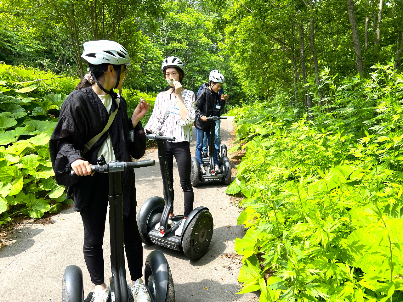 葉の香りも楽しむ、五感で感じる