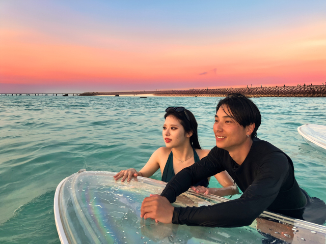 宮古島【 1組限定サンセットクリアサップorクリアカヤックツアー