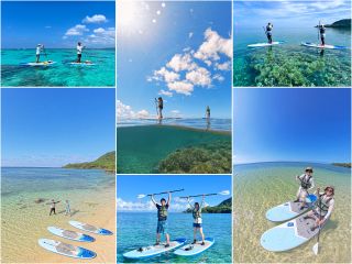【1組様貸切/3時間/ SUPツアー】南の島でSUP体験!透明度抜群な海でたっぷり遊ぼう!