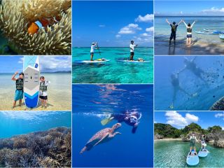 【1組様貸切/半日SUP&シュノーケリングツアー】石垣島の海を半日で満喫!トロピカルSUP&シュノーケリング!
