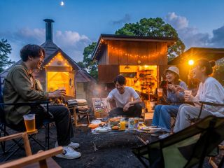 《BBQの様子》お好きな食材をお持ち込みいただき、BBQも出来ます