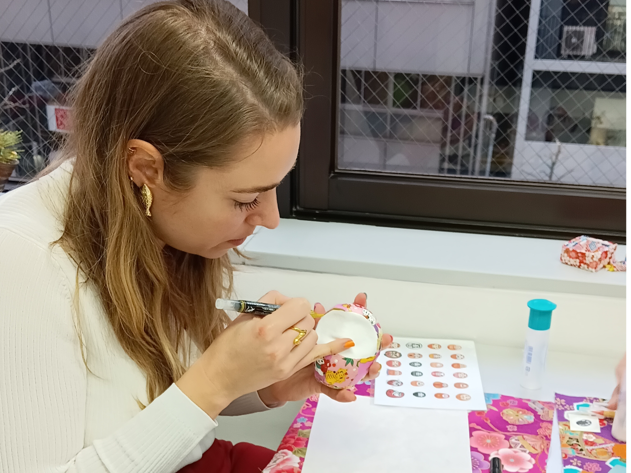 オリジナルだるま作り☆世界に一つだけのだるまをつくりませんか♪