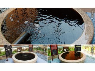 露天エリアにあるつぼ湯は、天然温泉かけ流しをお楽しみいただけます。 お一人様専用のつぼに身を浸せば、天然温泉が勢いよく溢れ出します。